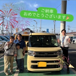 【祝ご納車】ミニミニミニバン！後席でも快適！スペーシア！